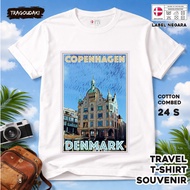 DENMARK Souvenir T-SHIRT DENMARK 30TAG made of 24s combed cotton