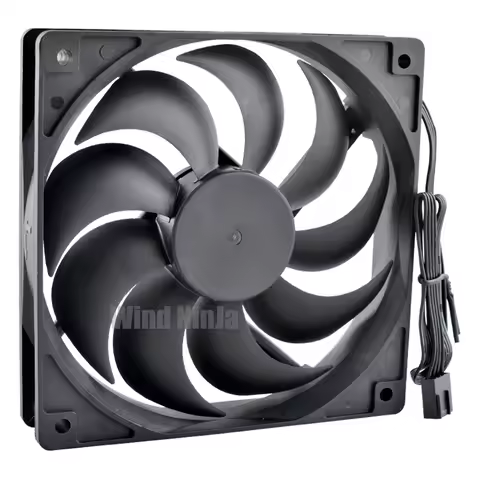 DF1202512B2UN 12cm X 120mm X 25mm Cooling Fan 12V 0.37A 4.44W 4-Pin 3000RPM Dual Ball Bearing for Pr