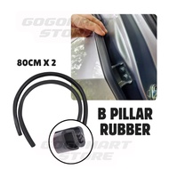 B PILLAR RUBBER Car Door Guard Rubber Seal Strip Soundproof Waterproof Insulation Getah Pintu Kereta