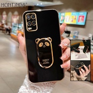 Hontinga Ốp Lưng Cho OPPO A5S A5 2020 A52 A53 2020 A54 2021 A55 A57 2022 A57 5G Ốp Lưng Có Giá Đỡ Gấ
