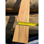 Teak Wood Sheet 10 Sheets Per Bundle Width 3 Inches Thickness 1.3 Cm. Length 80 Free Planer Ready To