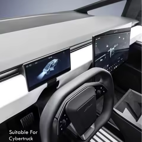 RTS 8.9 " Cybertruck Large LCD Front Display Cluster Display Car Speedometer Hud IPS Screen Dashboar