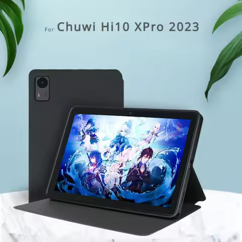 Smart Cover for Chuwi Hi10 XPro 2023 2025 Tablet Case 10.1-Inch Folding Pu Leather Case with Auto Sl