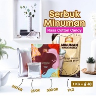 [Cotton Candy Flavored Drink Powder] COTTON CANDY BUBBLEGUM PINK Powder 500 gr - FM POWDER