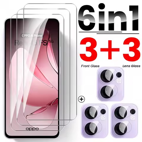 6In1 Camera Protective Glass For Oppo Reno 13 FS F S 13F 13FS 5G 4G Case Screen Protector Appo Opo R