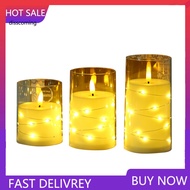 SL| Led Flameless Candles Battery Operated Candles 3pcs Flickering Flameless Candles Battery Operate