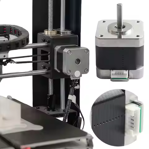 Nema 17 Stepper Motor Step Motor 2 Phase Stepper Motor 1.8° Stepper Angle No Connecting Cable for An