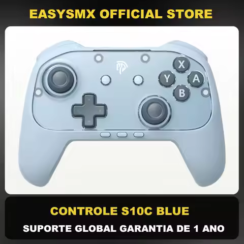 EasySMX S10C Controller Gamepad Joystick Compatible with Switch 1/2/PC/Mobile Phone/TV, 1000mAh Batt