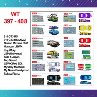 Decal wt 397 - 408 Red Edition | Takata Cusco S15 Porsche 911 GT3 RS Nissan Maxima Lamboghini Huraca