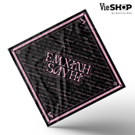 Khăn lụa bandana Em Xinh "Say Hi" Bandana / Aurora 2 (Khăn lụa màu đen) VieSHOP - Tặng kèm 1 card bo