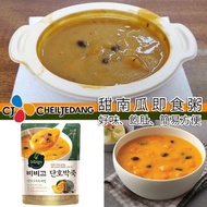 [DJS LIFESTYLE] 🇰🇷韓國 CHEILJEDANG BIBIGO 甜南瓜即食粥嚴格挑選配料口感豐富，加熱數分鐘即可食用，無任何食品添加劑，好味、飽肚、簡易方便！