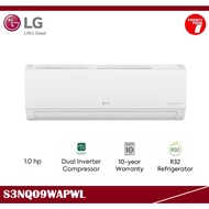 [ Delivered by Seller ] LG 1.0HP Dual Inverter Air Conditioner / Aircond / Air Cond (2024) S3-Q09WAP