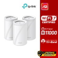 TP-Link BE11000 Whole Home Mesh WiFi 7 System รุ่น Deco BE65(3-Pack)