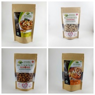 Package 4 Healthy Diet Snacks AHARA Almond Cashew