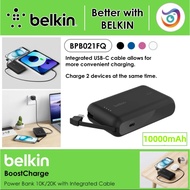 Belkin BPB021fq 10000mAh BoostCharge 20W Power Bank PowerBank 10K with Integrated Cable