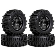 95MM 12mm Hex 1.9 Crawler Tires Wheel Soft Rubber Tyre metal wheel hub for 1/12 MJX HYPER GO H12Y H1