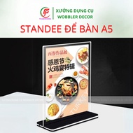 [ DESKTOP MICA STANDEE ] a5 mica menu, table standee, a5 tabletop mica, a5 tabletop mica, a5 tableto