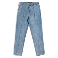 Quần Jeans Dài Nam Cao Cấp Dark Blue Trousers 01 BY COTTON