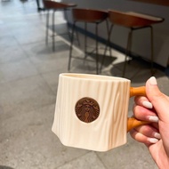 Starbuck แก้วถ้วยเซรามิก390มิลลิลิตรกระรอกลายไม้ต้นไม้ตอไม้ใบเมเปิ้ลโฮมออฟฟิศกาแฟถ้วยนมสร้างสรรค์กล่องของขวัญ
