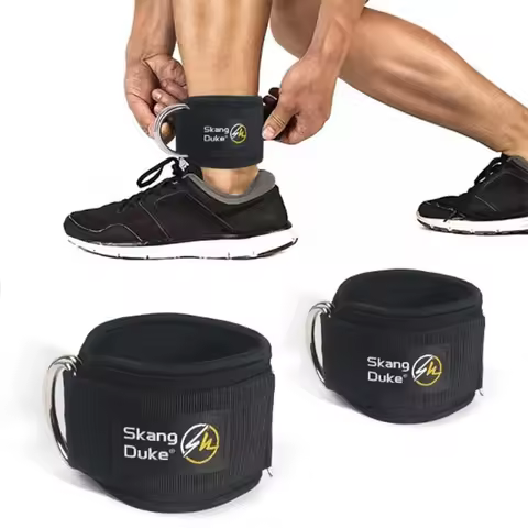 Ankle Strap for Cable Machines and Resistance Bands, Work Out Cuff Attachment for Home & Gym, Glute 