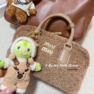 Never Refuse Furry23 New Style Lamb Furry Furry Bowling Bag Messenger Bag