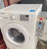 เครื่องซักผ้าหยอดเหรียญ30บาท Samsung ฝาหน้า 7กิโลมือ2