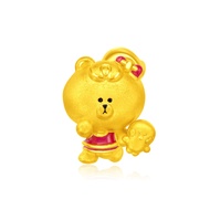 CHOW TAI FOOK LINE FRIENDS Collection 999 Pure Gold Charm - Choco R31662