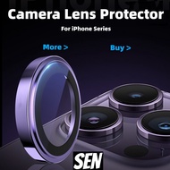 iPhone Camera Lens Protector 15 Pro Max 14 Plus 13 Pro Max 13 Pro 13 12 Pro Max 12 Pro 12 11 Pro Max 11 Pro 11 Alloy Rings Tempered Glass Premium Quality Ready Stock Black Silver Gold Purple