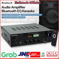 Sunbuck Audio Amplifier Bluetooth EQ Karaoke Home Theater FM Radio 200W - AV-80 - Black - 4PSK03BK
