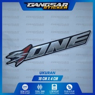 emblem timbul cs one honda / emblem logo honda cs one / emblem cs1 honda