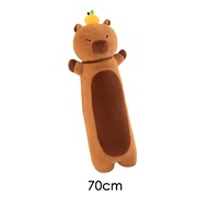 Capybara Plush Pillow 50/70/90cm Long Bolster Cushion Capybara Plushie Big Bantal Peluk