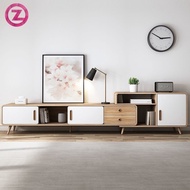 Zero Tv Console Cabinet Telescopic Side Cabinet Combination Living Room Storage Tv Cabinet with Drawers Simple Tv Console Zero82