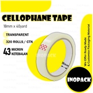 Cellophane Tape 18mm OPP Tape High Quality Transparent Tape BOPP Packaging Tape