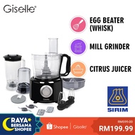 food Blender ♟Giselle Multifunctional Food Processor & Blender (500W) KEA0221WH⊿