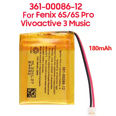 361-00126-00 361-00086-12 Battery For Garmin Fenix 6X Fenix 6X Pro Fenix 6S 6S Pro Vivoactive 3