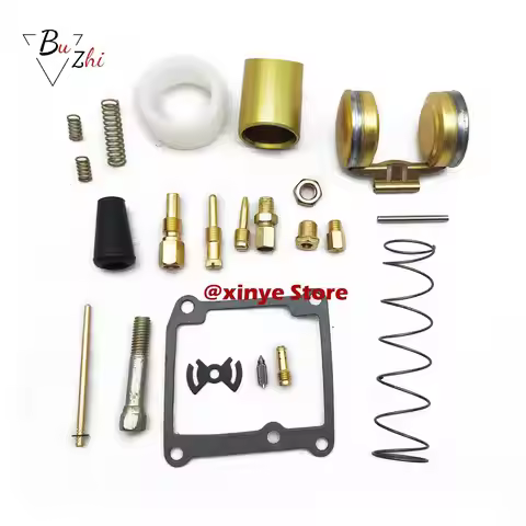 Motorcycle Carburetor Repair Kit with Needle Gasket Seal Float for Mikuni VM20 VM 20 Carb Rebuild Pa