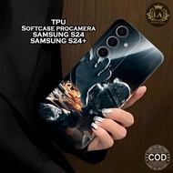 HP Latest Samsung S24 / S24+ Case - Leviora Case - Astronaut Fashion Case - Samsung S24 / S24+ Softc