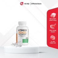 Bảo vệ xương khớp Bronson Vitamin D3 + K2 (5000IU D3 & 120mcg K2) nhập khẩu Mỹ tăng sức đề kháng hiệ