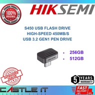 Hiksemi S450 USB Flash Drive 256GB 512GB High-Speed 450MB/s USB 3.2 Gen1 Pen Drive Thumbdrive