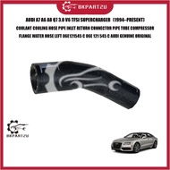 AUDI A7 A6 A8 Q7 3.0 V6 TFSI SUPERCHARGER COOLANT HOSE INLET RETURN CONNECTOR PIPE TUBE COMPRESSOR F