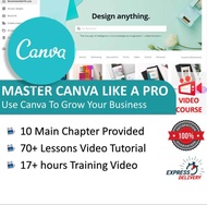 [Video Course] Master Canva Like A Pro - Use Canva To Grow Your Business Training Course [53 Lessons