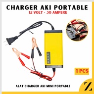 Charger Aki Mobil Casan Aki Mobil Motor Portable 12V 20A Alat Cas Aki