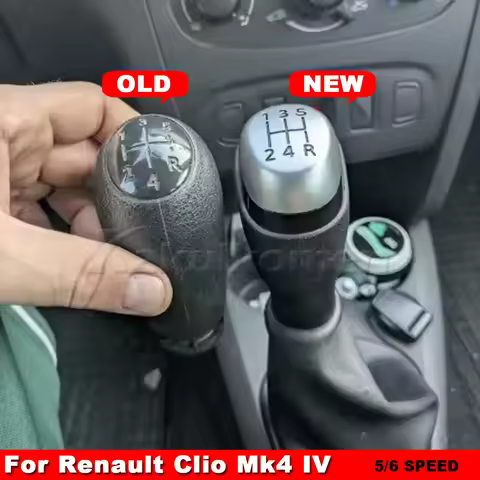 New Gear Shift Knob For Renault Clio 4 IV MK4 Manual Stick Head Shifter Lever Handle Car Interior Re