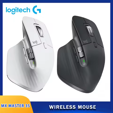 Logitech MX Master 3S/MX Master 3 Wireless Bluetooth Mouse 8000DPI 2.4G Wireless Auto-Shift Scroll W