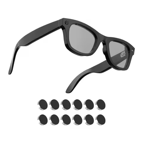 Low-Tack LED Light Blocking Stickers Non-Slip Restickable Sunscreen for Glasses for Ray Ban Meta Way