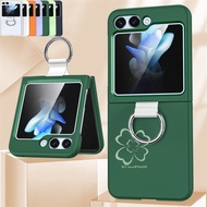 Slim Ring Holder Flip Case Samsung Galaxy Z Flip 6 Z Flip 5 Flip 4 Flip 3 Casing Skin Friendly Shock