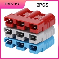 [FREA]2X For Anderson Style 3 Pin 50A Plug DC-DC Charger Solar Power Connector Plug