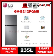 LG GV-B212PQMB 235L Top Freezer Fridge in Dark Graphite Steel
