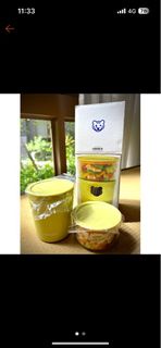 全新-TIGER虎牌 300cc不鏽鋼真空食物罐_附菜盒(LCC-A030-Y)溫馨黃