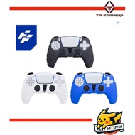 PS5 Premium Official Flashfire Dualsense 5 DS5 Dualsense 5 Controller Silicon Case(Black/White/Blue)